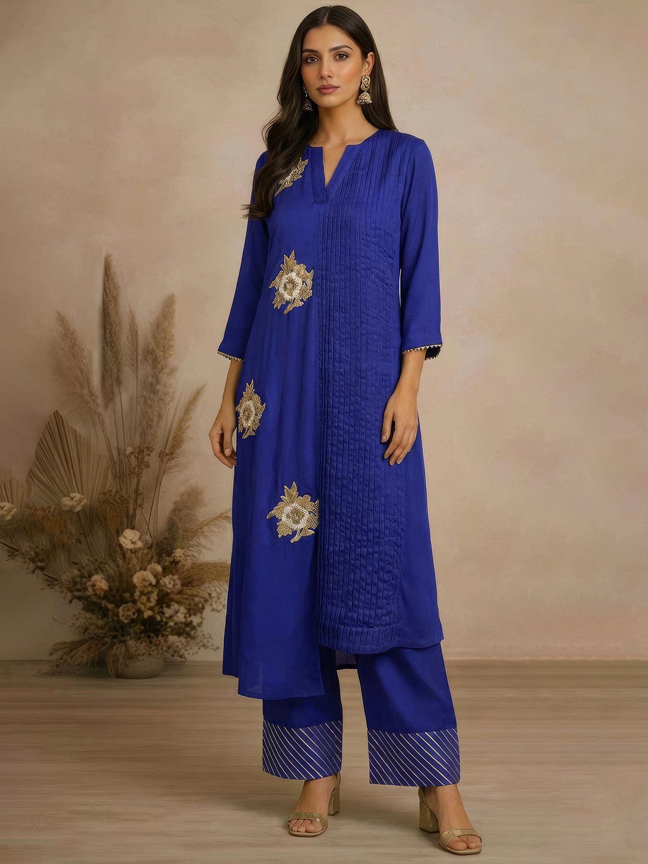 Nilambari Sapphire Kurta Set