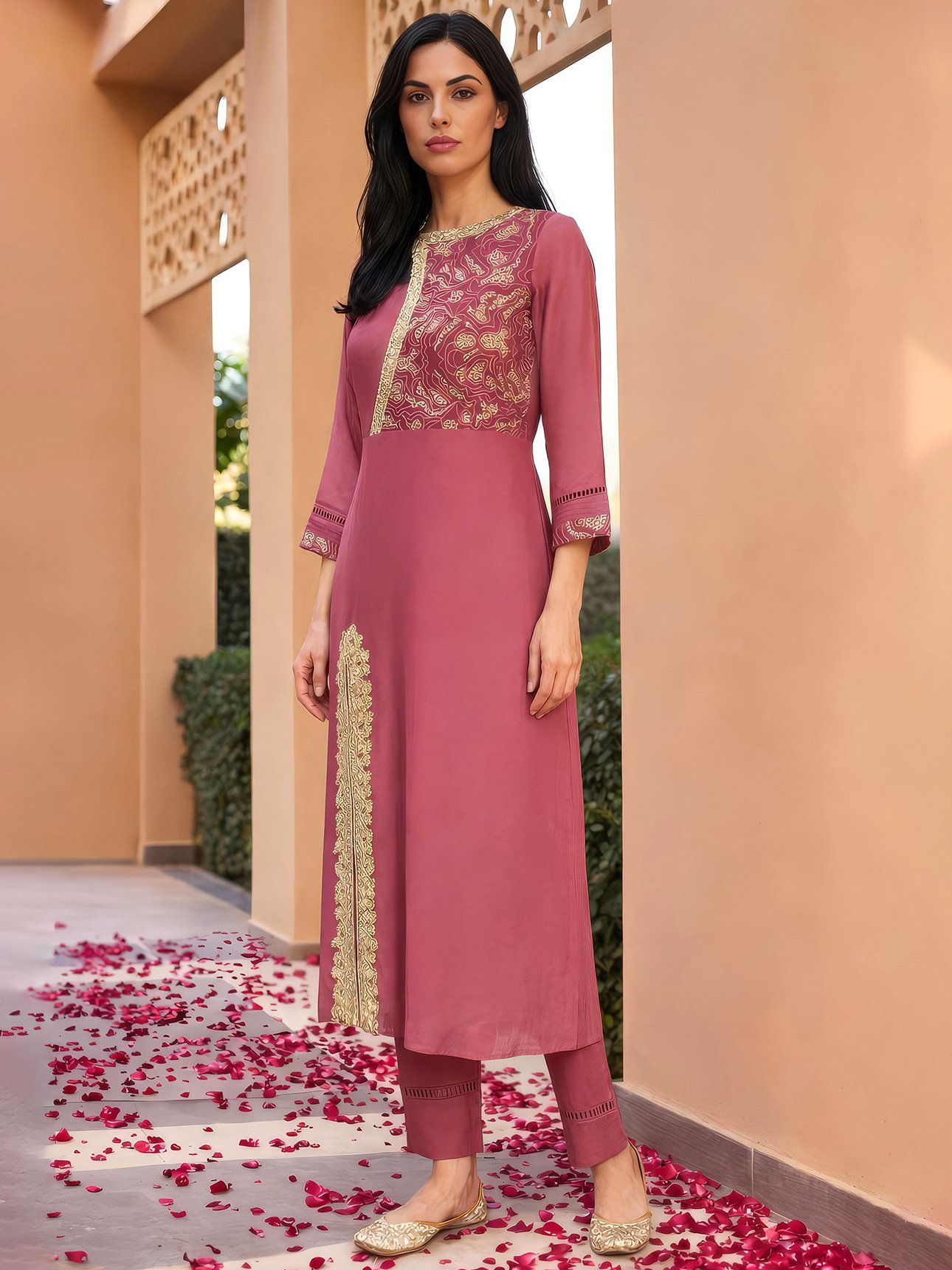 Lavanya Rose Kurta Set