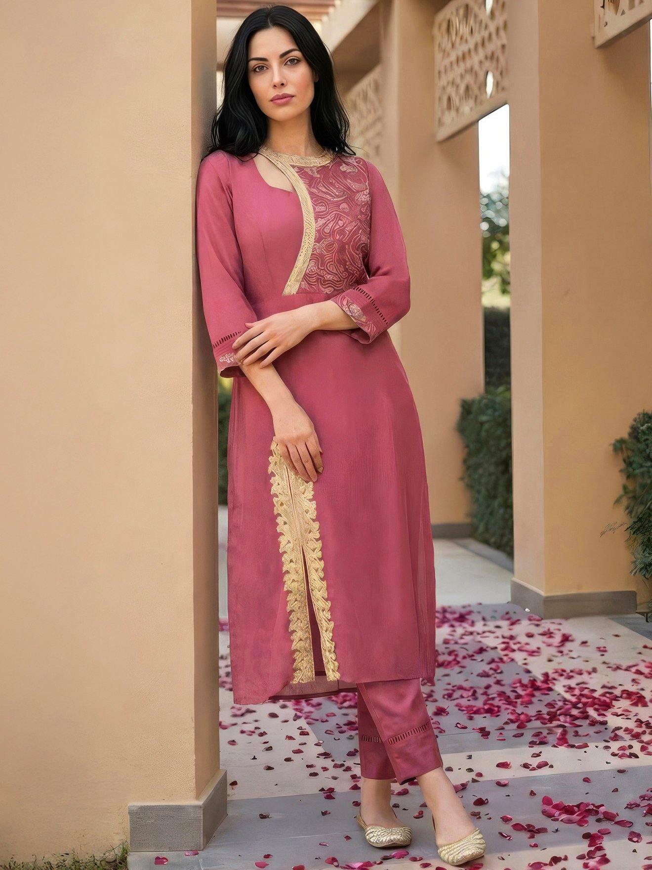 Lavanya Rose Kurta Set