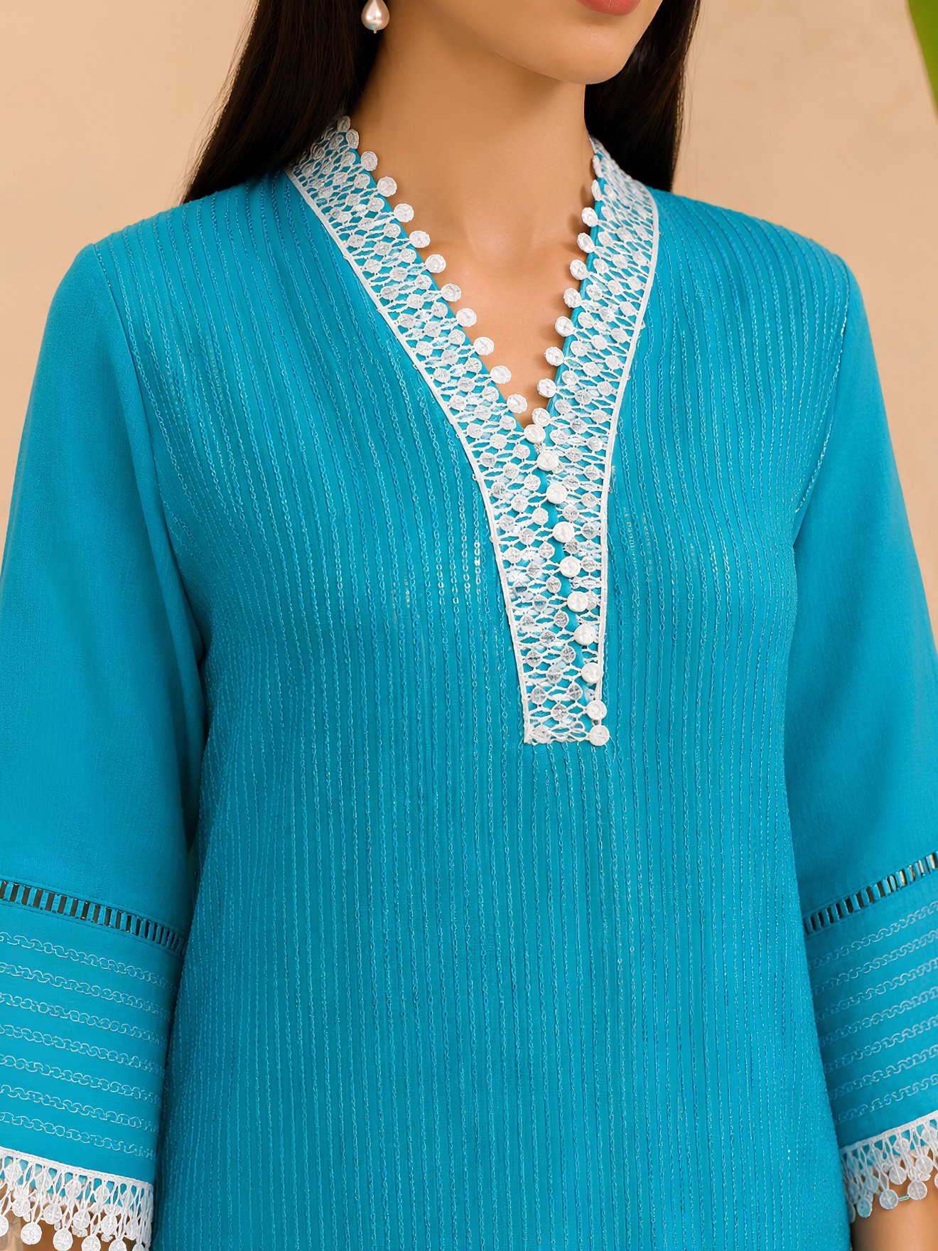 Aqua Sitara Kurta Set